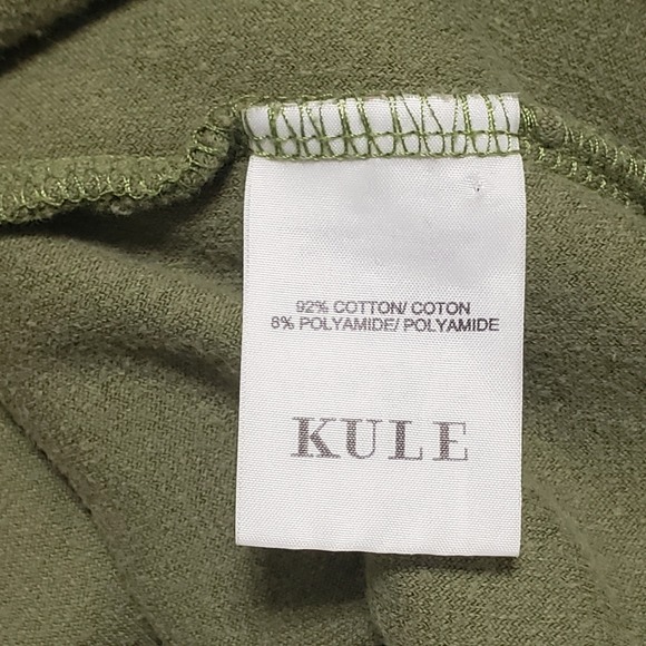 Kule Womens Velour Tracksuit Olive Green Full Zip Jacket and Joggers Set Size M - Picture 5 of 16